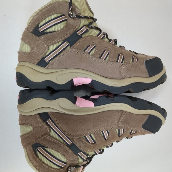 Hi-Tec Brown and Pink Athletic Shoes - Picture 4 of 8